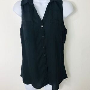 Express Black sleeveless Blouse size S/P….0571